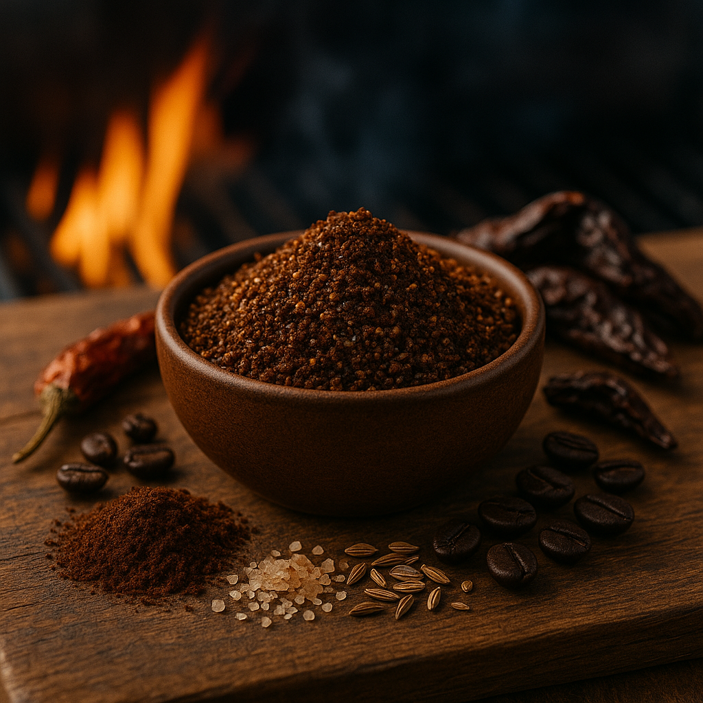 Smoky Coffee Rub – kräftiger BBQ Rub