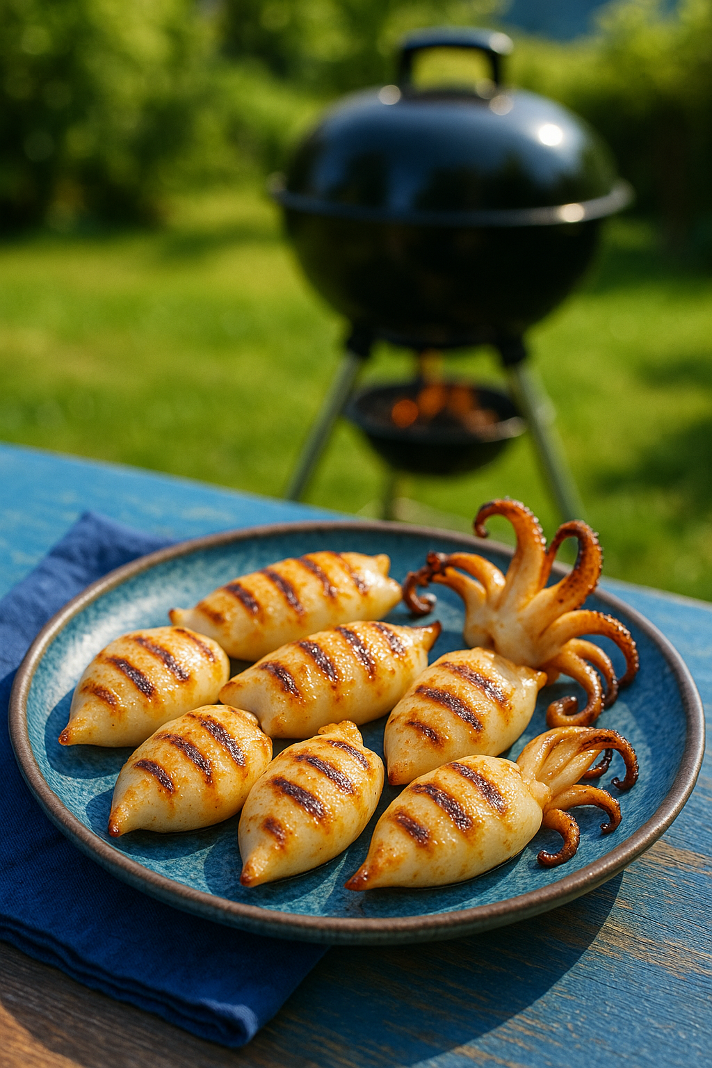 Gegrillte Tintenfisch-Hauben – mediterran & würzig