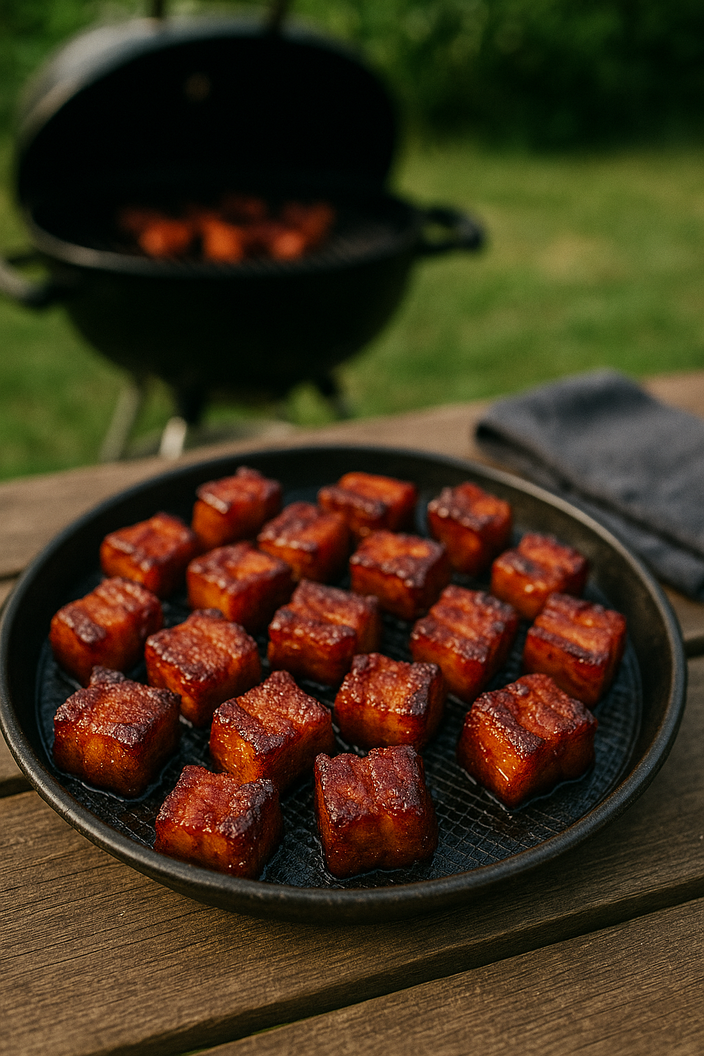Pork Belly Bites Heißluftfritteuse Rezept – Knusprige Schweinebauchwürfel