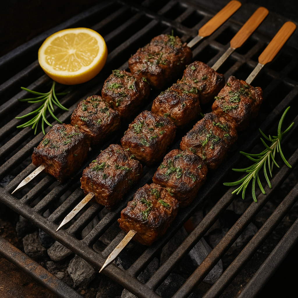 lammspieße mit kräuterkruste – mediterranes Grillrezept