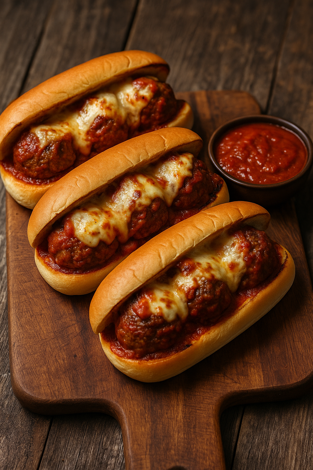 bbq meatball subs – saftige Hackbällchen Sandwiches mit BBQ-Sauce