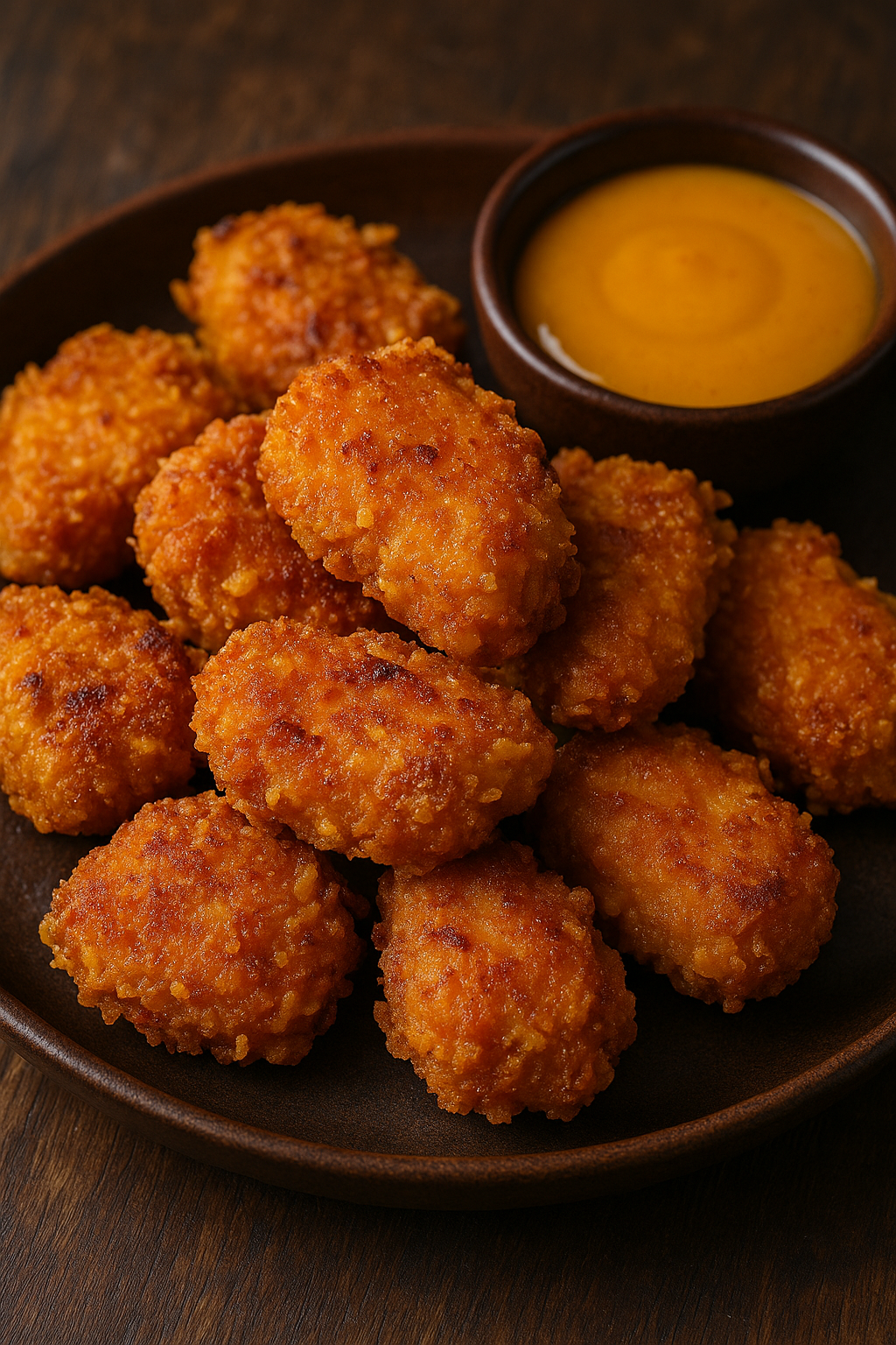 chicken nuggets heißluftfritteuse – knusprig mit Cornflakes Panade (Ninja)