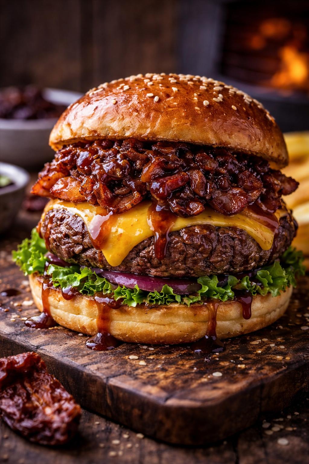 BBQ Bacon Jam Burger – süß, rauchig & unglaublich saftig